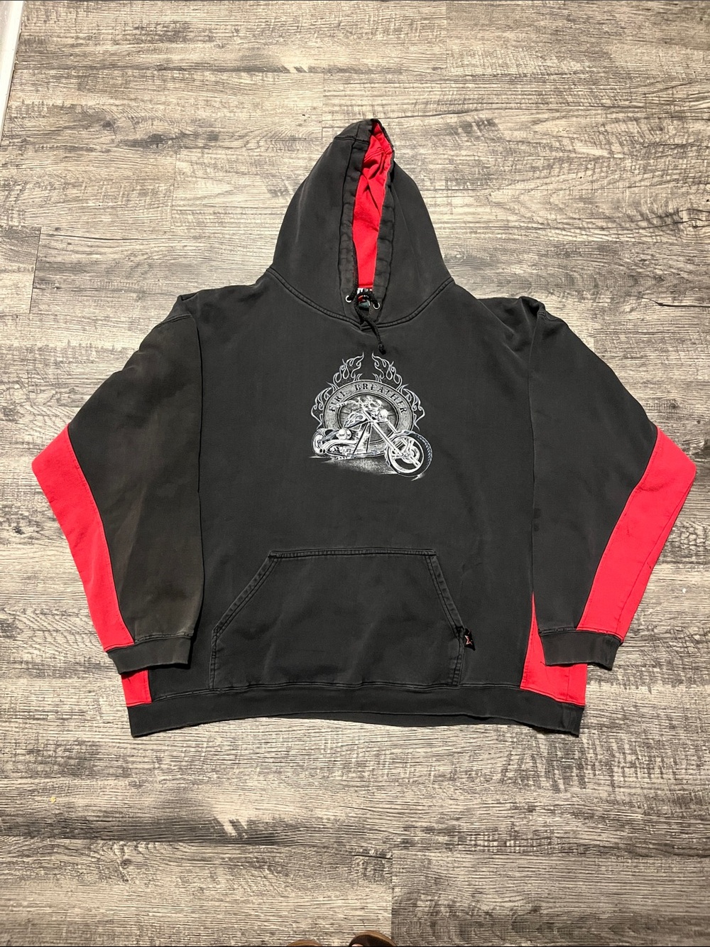 Fire Breather Motorcycle Graphic Hoodie